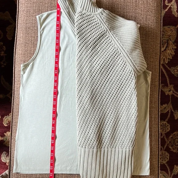 Light Green Knit Cardigan with Matching Tank HPπ - Picture 13 of 14